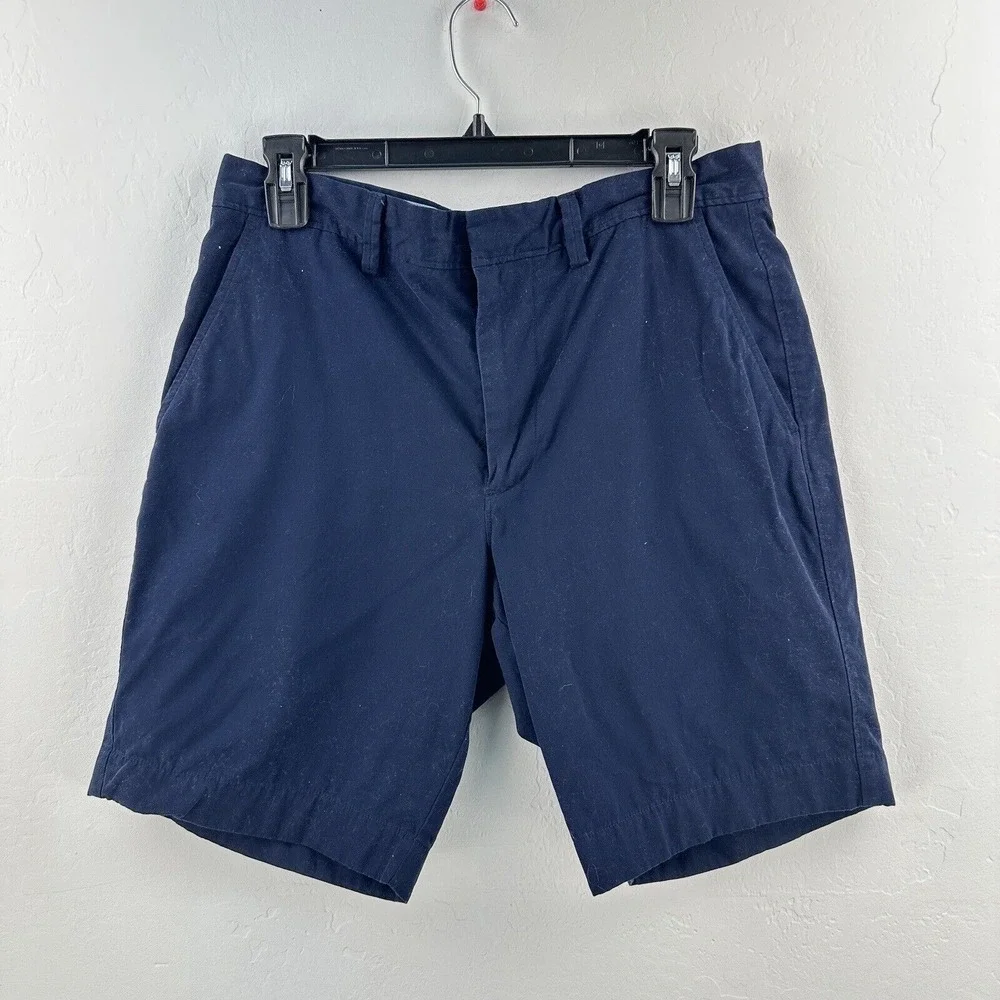 J.Crew Shorts Mens 31 Gramercy Chino Navy Blue 10